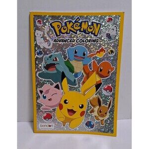BENDON TEAR AND SHARE POKEMON ADVANCED COLORING BOOK 40 NEW NEVER USED